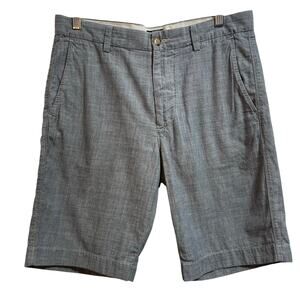 J. Crew Club Chino Cotton Shorts Casual Blue Men's Sz 31